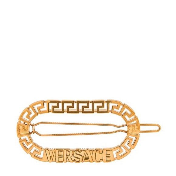 Versace Accessories - Versace monogram logo greca hair clip NEW
